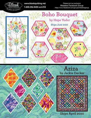 Blank's Boho Bouquest and Aziza