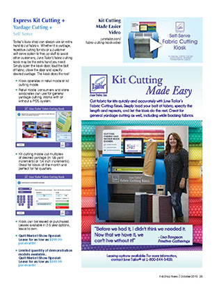 June Taylor Kit Cutting Made Easy -- Express Kit Cutting