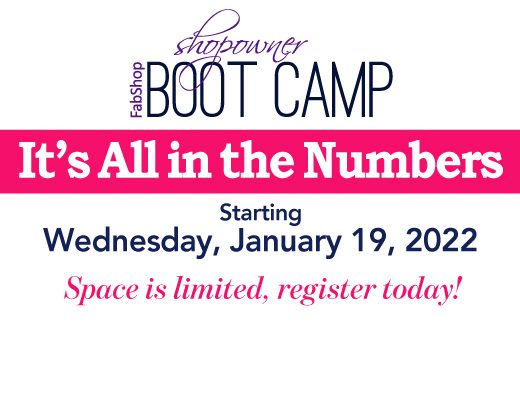 Boot Camp: It's all in the Numbers! Starting Wednesday, January 19, 2022 at 8:00 am Pacific.