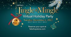Jingle & Mingle, FabShop's Virtual Holiday Party, Tuesday, December 6th!