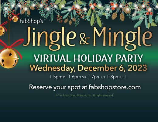 FabShop's Jingle & Mingle, Virtual Holiday Party, Wednesday, December 6, 2023