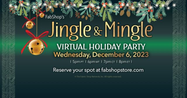 FabShop's Jingle & Mingle, Virtual Holiday Party, Wednesday, December 6, 2023