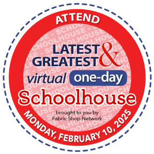 Attend FabShop's Virtual Schoolhouse Monday, February 10, 2025