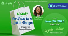 Shopify for Fabric & Quilt Shops